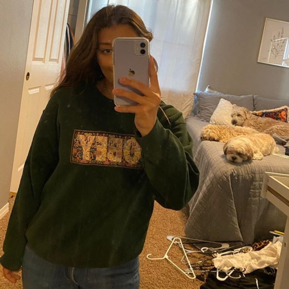 Forest Green pull over
